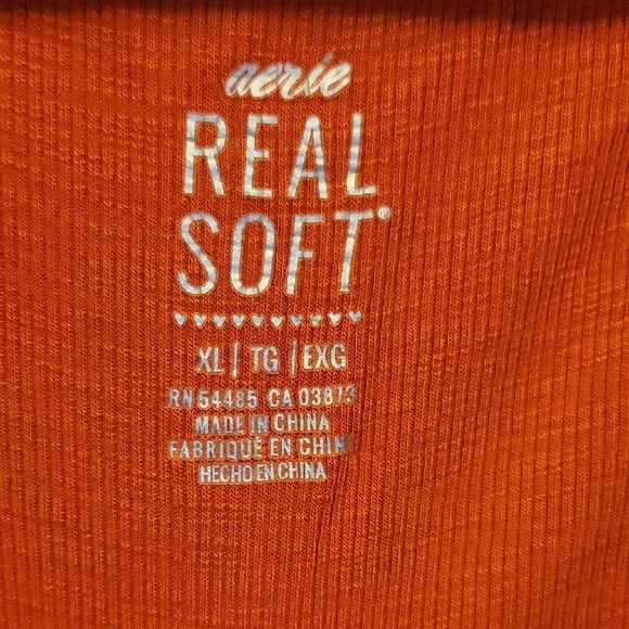 Aerie Real Soft Tank Top (Burnt Orange) - Picture 2 of 4